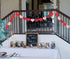 JOZON 4 Pack Felt Heart Valentine’s Day Garland Banner Decorations for Anniversary Wedding Engagement Party (Red, Pink,
