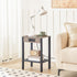 BG91UBZ01 HOOBRO Side Table with Charging Station, End Table with USB Ports and Outlet, Nightstand with Storage Shelf