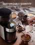 SHARDOR Coffee Grinder – Adjustable Burr Mill with 16 Precise Grind Settings for 2-14 Cup, Silver