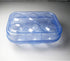 JAMOR 6 Grid Egg Storage Box, Portable Egg Carriage Container for Refrigerator, Camping, Picnic Essential (Blue)