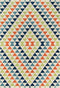 Momeni Rugs Baja Collection, Contemporary Indoor & Outdoor Area Rug, Easy to Clean, UV Protected (1'8" x 3'7",