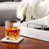 15.7" 11.8" 3.1" Juvale Ottoman Tray with Coasters & Interchangeable Gold & Silver Handles - x x - White Rustic Wood