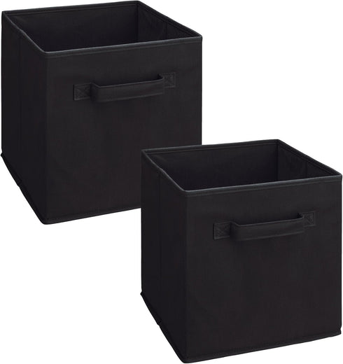 ClosetMaid 3784 Cubeicals Fabric Drawer - Black, 2-Pack