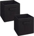 ClosetMaid 3784 Cubeicals Fabric Drawer - Black, 2-Pack
