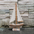 Sailboat 10.75" Linfevisi Wooden Decorations Nautical Sail Boats Model Decoration Beach Coastal Ocean Themed Home Decor