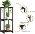 3 (3 Plant Stand Indoor Corner Tall Tier Metal Modern Flower Storage Plant Shelf Holder for Living Room Balcony