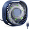 RJVW Small USB Desk Fan, 3 Speeds Portable Table Fan, 4 Inch Mini Fan, 360° Rotatable for Home Office