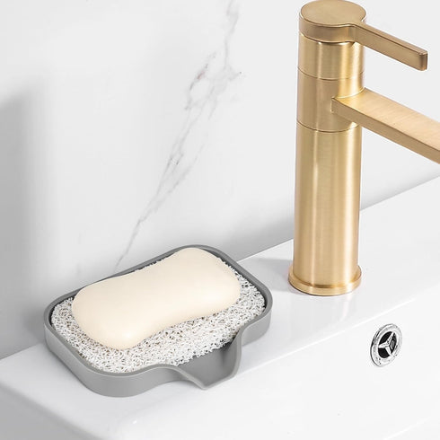 Emlim 4 Pack Soap Holder PadSoap Holder for Kitchen & BathroomWhite Non-Slip Soap Lifting Pads for Soap Dish