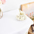 2 Pack 24 24 Inch eeivs Small Square Tablecloth x Washable Polyester Cloth Solid White Heavy Duty Fabric End Table