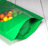 Double-Sided Stand-Up Pouch, Matte/Glossy Color with Clear Round Window, 100 Bags/Pack (6.3" x 8.7", Glossy Green)