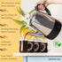 4 Mixpresso Small Electric Percolator Coffee Pot Cup Stainless Steel - Coffee Percolator Electric with Keep Warm