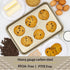 Glad Premium Nonstick Cookie Sheet, Heavy Duty Baking Pan with Raised Diamond Texture, Medium Size