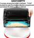 Yocada Carpet Sweeper Cleaner for Home Office, Low Carpets, Rugs, Pet Hair Dust Scraps, Small Rubbish Cleaning with