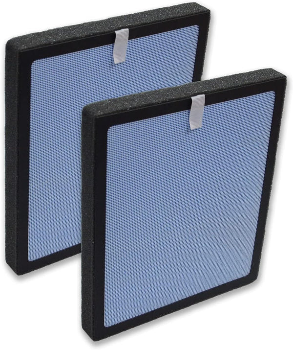 PUREBURG P1802 True HEPA Replacement Filters, Compatible with YIOU R1 P1802 and Elechomes P1801 Air Purifiers, 2-Pack