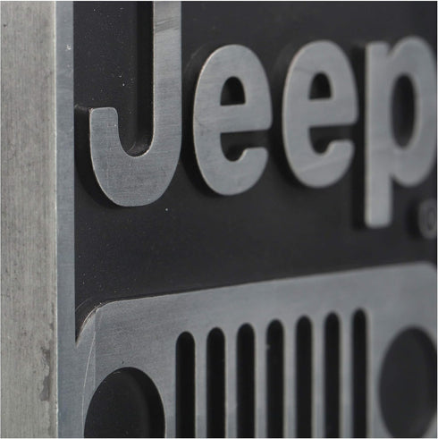 Open Road Brands Jeep Grille Metal Wall Hook for Coats, Jackets, Keys and More