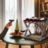 WDSHIYI 4 6 Countertop Rustic Wood Wine Rack for Bottles and Stemware Glass Holder- Wine Racks with Glass Holder, Home