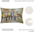 ITFRO Set of 2 Hand-Painted Oil Painting Rustic Forest Wildlife Birds Tree Branches Cotton Linen Throw Pillow Case