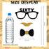 Adult 60th Birthday Photo Booth Props, 41Pcs for Her Him, Gold and Red Decorations, Party Supplies