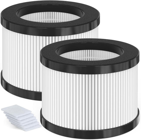 2-Pack KJ7 True HEPA Replacement Filter Compatible with Loytio KJ7 Purifier, with Aromatherapy Tablets