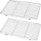 Cooling Rack and Baking Rack, 2-Pack Heavy Duty Stainless Steel Cooling Racks for Cooking and Baking, Easy to Clean
