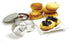 Norpro Round Biscuit/Cookie Cutters, 11 Pieces, 4 Inch Diameter, Silver