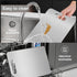 2026 100% 15.3"x11" Titanium Cutting Board - New Pure Titanium Cutting Boards, Food-Grade,Non-Slip Surface, Dishwasher