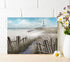 LAIART Ocean Seascape Blue Canvas Wall Art - Modern Lighthouse Prints for Bedroom Bathroom Living Room