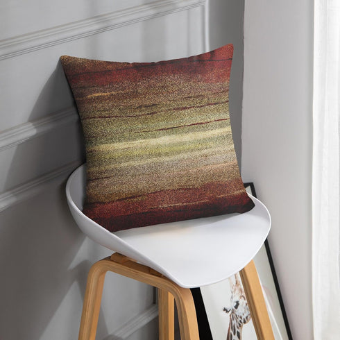 Emvency Throw Pillow Cover, Western Tribal Geometric Brown Southwest Decorative Pillow Case, 16 x 16 Inch