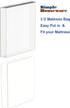 Simple Houseware Queen Size Mattress Bag for Storage and Protection