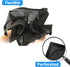 Bluedrop Silicone Hamburger Bread Forms, Perforated Bakery Molds, Non Stick Baking Sheets Fit Half Pan Size