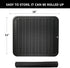 blue burps Counter Countertop 18"16" Large Silicone Dish Drying Mat for Kitchen & Sink Mat, Quick Dry Dish Drainer Mat