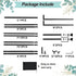 JUMKAIF 12"-39'' 47"-100" Over The Table Rod Stand with Clamps for Anniversary Christmas Wedding Birthday Party