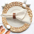 Wooden Napkin Ring for Weddings, Dinner Parties, or Everyday Use (Set of 12, Plane)