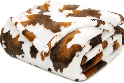 Cozy 60x80 inches Twin Blanket for Travel, Lightweight Plush Soft Warm Fleece Throw Blanket for Bed, Couch, Sofa