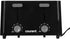 Courant Classic 4 Slice Toaster with Drop Down Crumb Tray for Easy Cleaning - Black