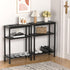 3 Narrow Side Table for Small Space, Tier Slim End Table, Thin Nightstand, Skinny Snack Couch Table, Sofa Bedside Table