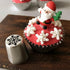 4 PCS Christmas Pastry Icing Piping Nozzles, Stainless Steel Russian Piping Tips Set