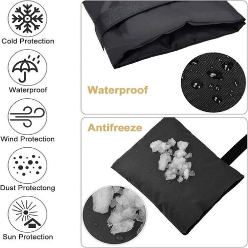 28" 15" Extended Outdoor Faucet Cover Socks x for Winter Freeze Protection, Outdoor Tap Cover, Hose Bib Covers