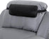 HOMBYS Sherpa Fleece Lumbar Support Pillow with Headrest for Recliner,Memory Foam Chair Cushion for Back Pain,Big High