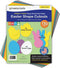 130 Pieces Eggs, Baby Chicks & Bunny Punch Out Paper Cutouts for