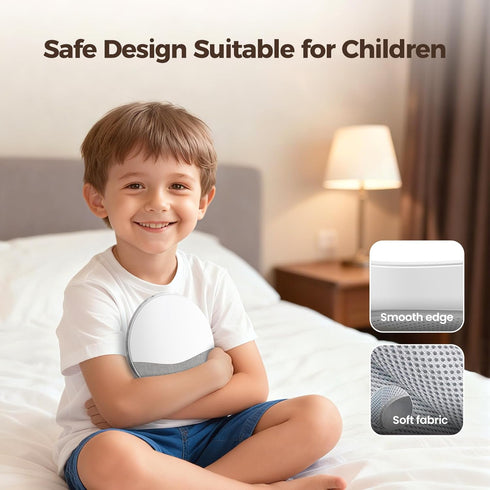 Dimmable 21 Ok to Wake Alarm Clock for Kids, Sleep Trainer with Night Light, White Noise Sound Machine, Digital