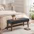 YISUN Jacquard Dining Bench Covers, Stretch Washable Removable Bench Slipcover, Rectangle Bench Seat Protector Cover