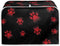 Dog Paw Print Toaster Cover, Dustproof Kitchen Decor for Most Standard 4 Slice Toasters