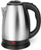 Stainless Steel Electric Tea Kettle, 1.7L Cordless Water Boiler with 360 Degree Rotational Base, 1000W, Silver