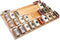DEWVIE Bamboo Spice Drawer Organizer, 4 Tier In Drawer Spices Rack for Cabinet