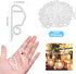 SelfTek 120 Pcs Christmas Light Clips & Hooks, Gutter Clips for Hanging Outdoor Holiday Lights