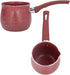 Nonstick Coating Milk Pan with Lid, Mini Milk Pot, Single Handle Anti-Scalding Saucepan, Lightweight Kitchen Cooking