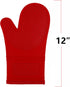 Yutat Silicone Oven Mitts, 600 Degree Heat Resistant Gloves with Non-Slip Silicone, Soft Cotton Lining, Waterproof, 1
