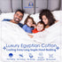 Set 4 100% 16 Inch Mattress-Homes RV King Sheet Piece, Long Staple Cotton Sateen Sheets, RV Camper Sheets RV King Size