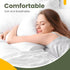 Pillow Covers Bed Pillow Protectors with Zipper, Luxury Hotel Quality, Soft, Machine Washable, King Size, 20x36, 4 Pack